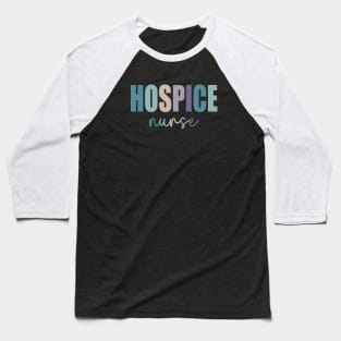 Retro Hospice Nurse Print For Nursing Student Hospice Nurse Baseball T-Shirt